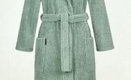 bathrobe "Geena" red green